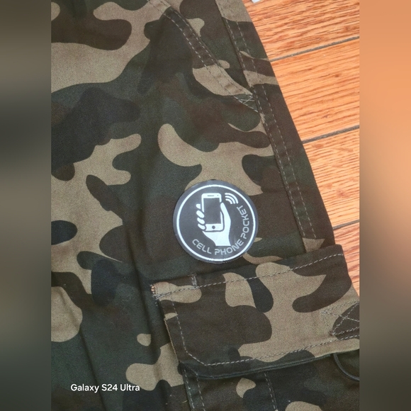 Akademiks Men’s Camo Cargo Pants  Multi-Pocket Drawstring NWT Size XL - Picture 4 of 9